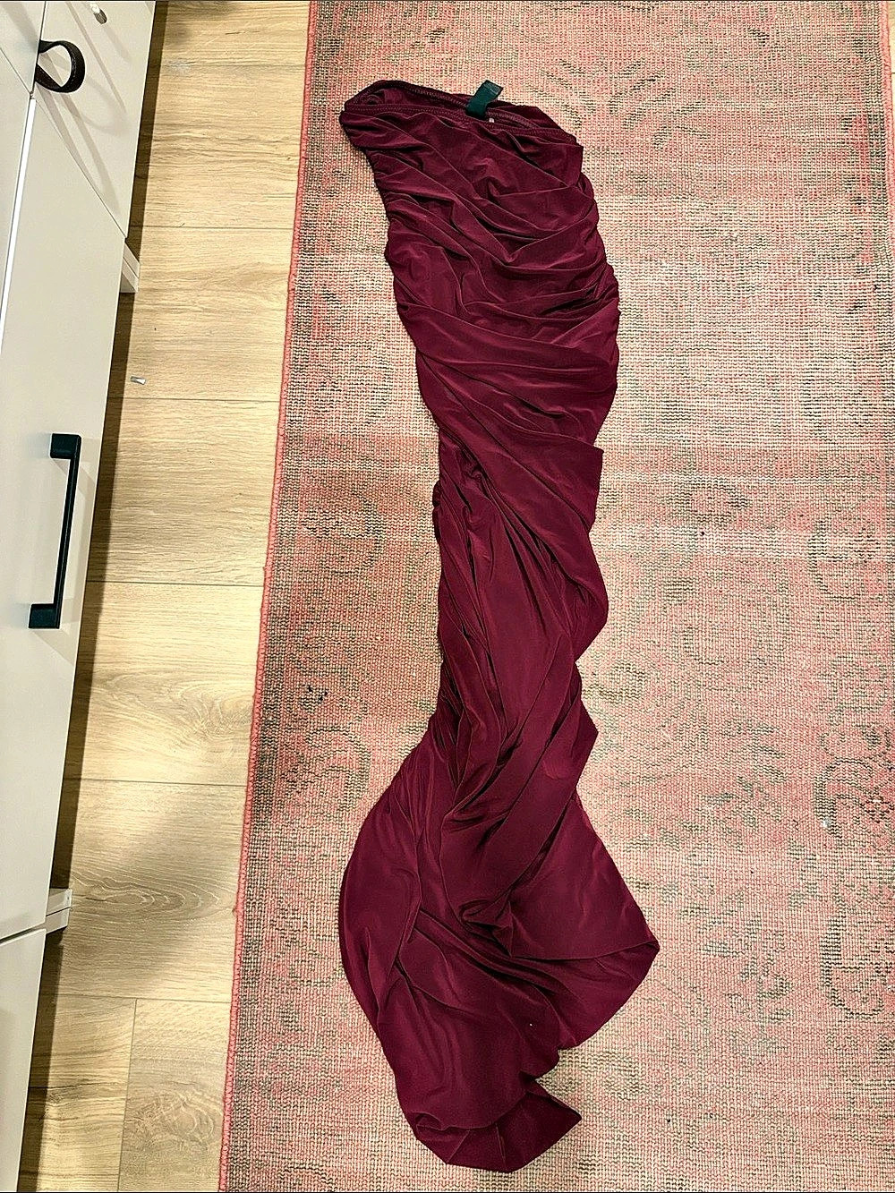 Norma Kamali Diana Gown Draped Maxi Dress in Purple